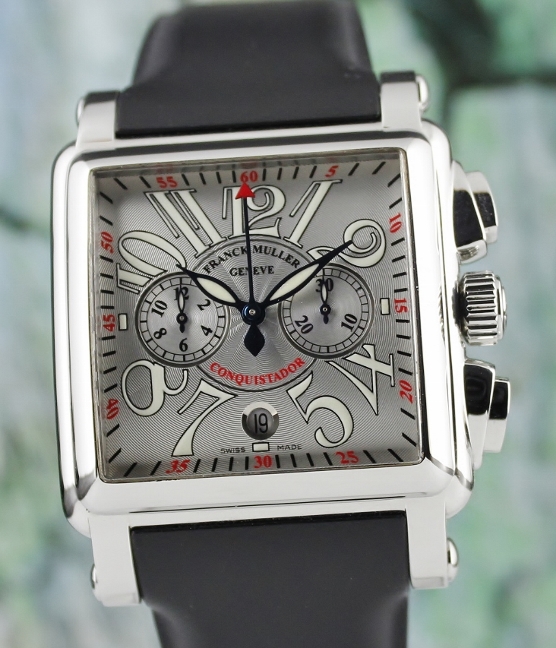 FRANCK MULLER STAINLESS STEEL CONQUISTADOR CORTEZ 10000 H CC - Click Image to Close